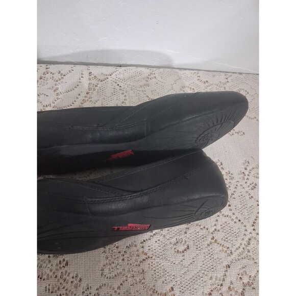 Merrell Shoes Womens Sz 8 Ballet Flat Comfort Slip On Leather Select Grip Black - Picture 4 of 8